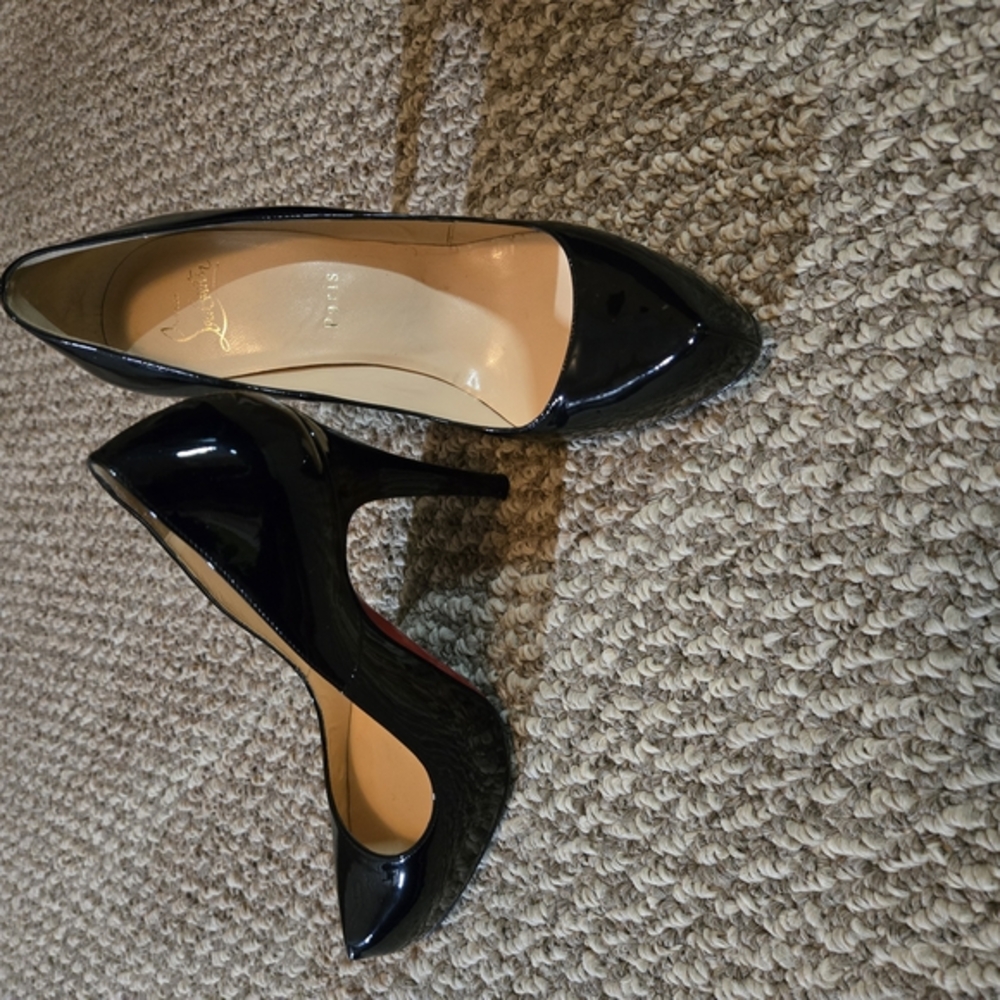 Christain Louboutin Elegant Black Women's Heels